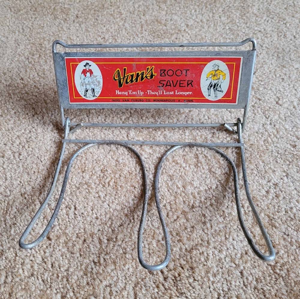 Vintage Van's Boot Saver Rack Holder
